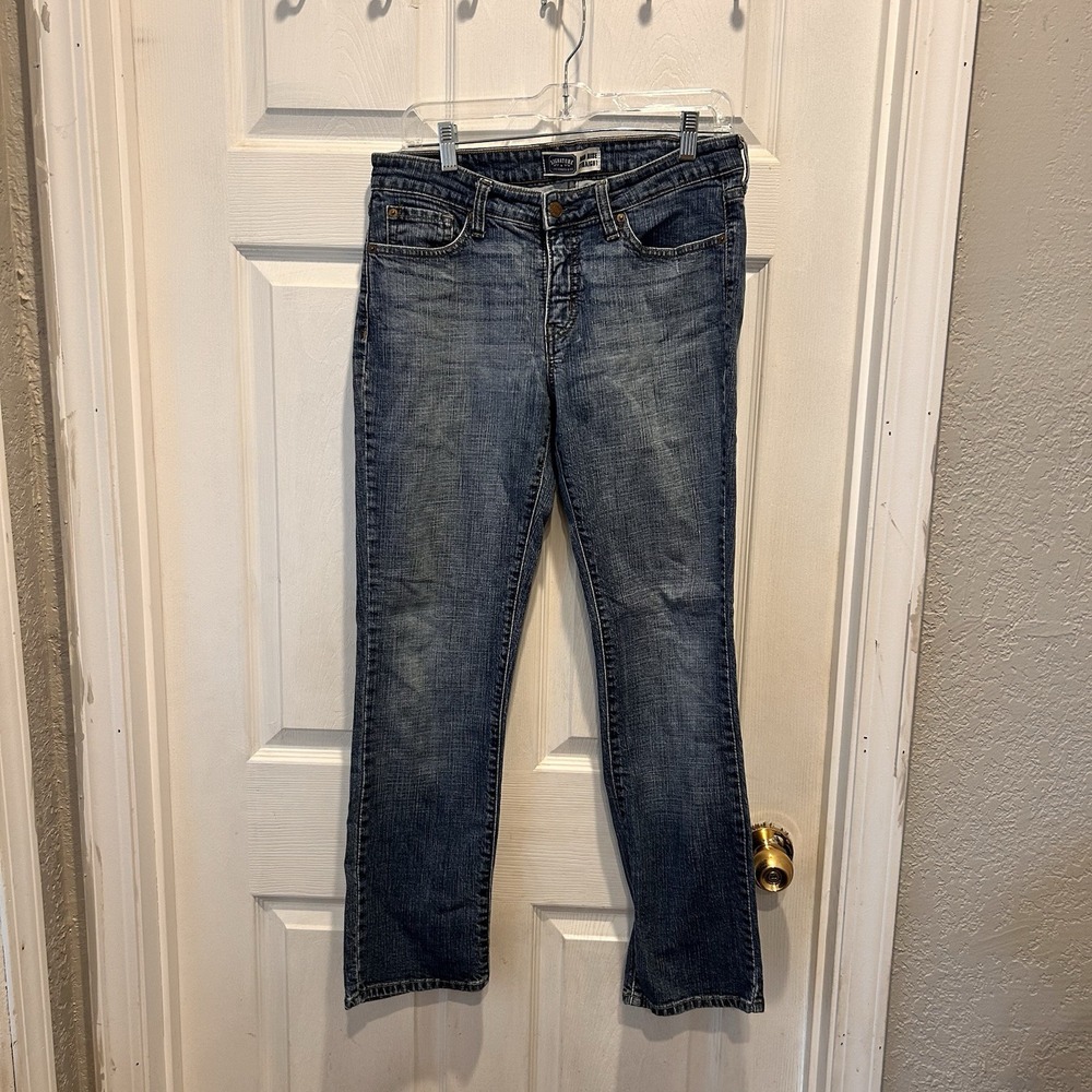 Signature by Levi Strauss & Co Womens Mid Rise Straight Leg Jeans Blue 10 S Y2K